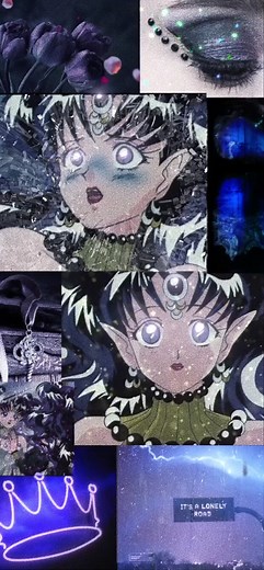 ピアスが揺れてるの分かるかな？ #美少女戦士セーラームーン #セーラースターズ #ネヘレニア #デッドムーン #ダイナミック壁紙 #動く壁紙