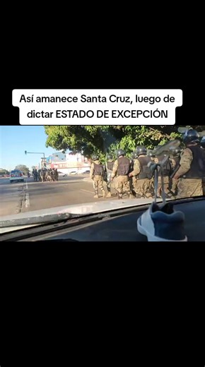 militares a las calles. estado de excepción #santacruzdelasierra🇳🇬 #cachinoticias
