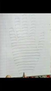 Invisible Hand Sketching.🖐#drawing #sketch