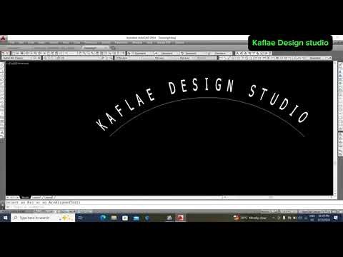 AutoCAD Text Style Tutorial | ST Command + AText Curve Step by Step (Architecture & Engineering