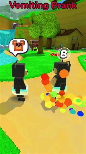 Vomit Prank Gone WRONG! 😱🐻 #superbearadventure #shorts #prank #viral #fyp #trending #gaming #funny