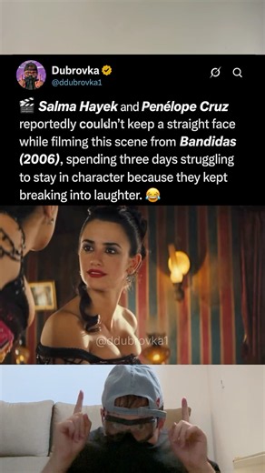 Bandidas (2006), Salma Hayek & Penélope Cruz Couldn’t Stop Laughing 😂🎬