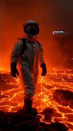 Hyper-Realistic Volcano Research Scene | Scientist Measuring Flowing Lava in 4K Realism