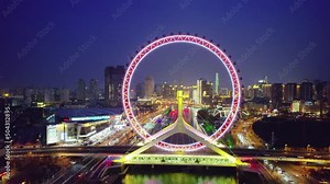 City Ferris Wheel at night