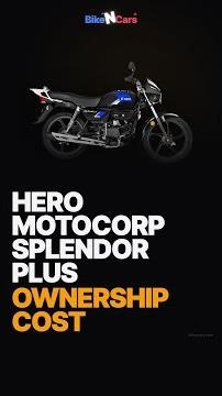 Hero MotoCorp Splendor Plus — real ownership cost