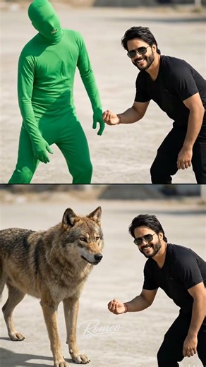Green Screen to Wolf CGI | Before After VFX Breakdown | AI Generated | Education Purpose