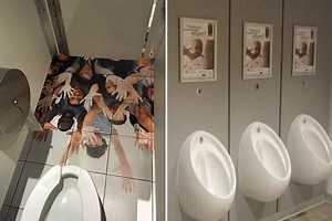 Hilarious collection of images reveal the most bizarre toilet design fails
