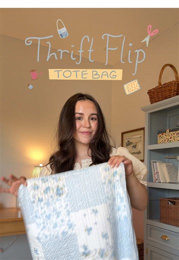 DIY Quilted Bag Tutorial from Thrifted Pillowcase