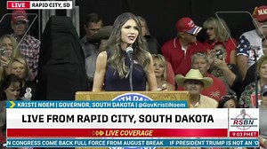President Donald Trump SHOWED UP in Rapid City! | Kristi Noem
