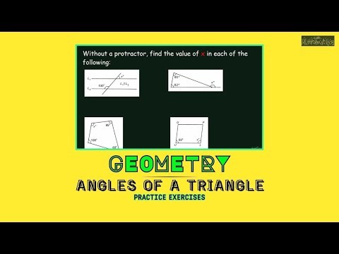 Geometry: Angles of a Triangle | Solved Example No. 4