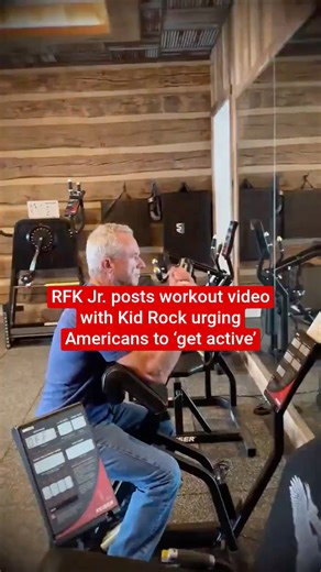 Health and Human Services Secretary Robert F. Kennedy Jr. has posted a workout video with musician Kid Rock, eliciting mixed reactions from social media users. Kennedy, who has been spotted working out in jeans before, said last year he started wearing them to the gym because it was “convenient,” and now he’s “used to it.” | The Independent
