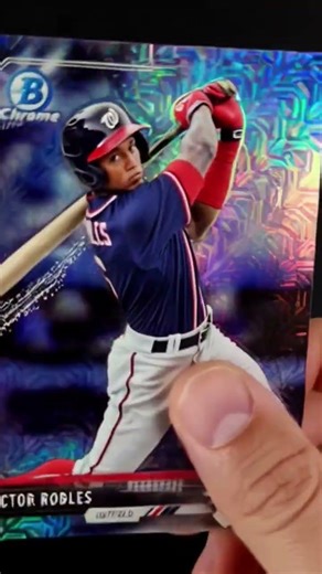 FCC 🎫 ☆•☆•☆ Victor Robles【RC】2017 Bowman Chrome Mojo ☆•☆•☆@FCC Sports Cards / Tik Tok Shop