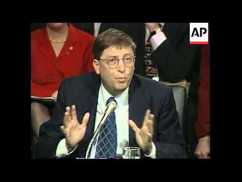 USA: MICROSOFT BOSS QUESTIONED AT SENATE COMMITTEE HEARING (2)