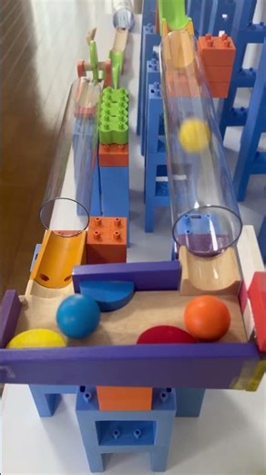 Marble Run Race☆Trix Track Wave Slope Course #1