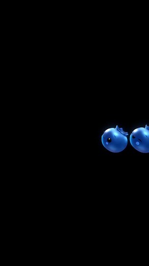 Engaging Blue Fruit Animation for Baby Sensory Play