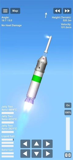 Apollo in flight abort #spaceflightsimulator #sfs #shorts #gaming