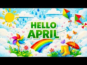 Hello April Classroom Screensaver 🌸 Spring Classroom Ambience April Morning Background for Teachers