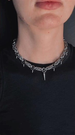 Started doing chainmail cosplay, now we are here making Jewelry #chainmail #chainmailjewelry