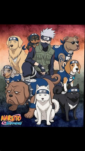 Kakashi summons 8 Ninja Hounds 🔥 🐕 #ninja #naruto #anime #kakashi #dogshorts #iamgroot