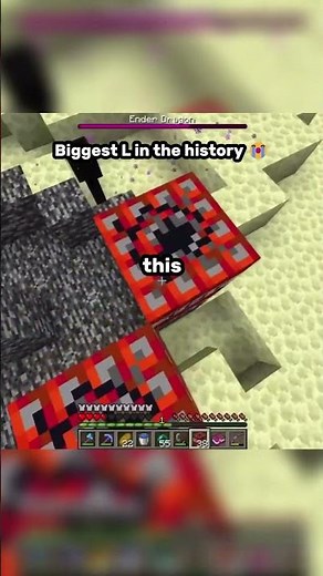 Bro thought he's smart😭 #minecraft