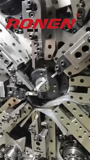 High-precision spring forming machine.