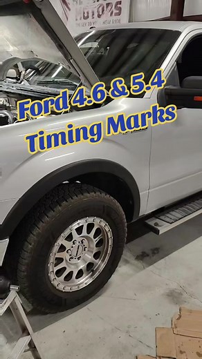 Ford 4.6 & 5.4 Timing Marks #ford #f150 #timing #timingchain #mechanic #mechaniclife #engine #3valve #mustang #fordf150 #truck #fordtruck #tech #technician #chain #phaser #gear #tools #techtip #howto #tips