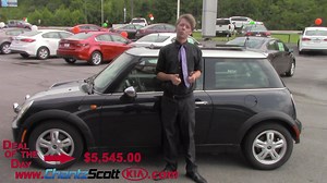 DEAL OF THE DAY! We are happy to see Matt tell us about your Deal of the Day, a 2006 Mini Cooper. #Kia #ChantzScottKia #KiaOfKingsport #ChantzScottAutoGroup #WeWannaSeeYaInAKia #SeeYaInAKia #DealoftheDay #CarsOfInstagram #Cars #CarsForSale #CarPhoto #CarGoals #CarShopping #CarsWithoutLimits #InstaCars #Dealership #Automotive #Cargramm #CarInstagram #DreamCar #CarSales | Chantz Scott Kia