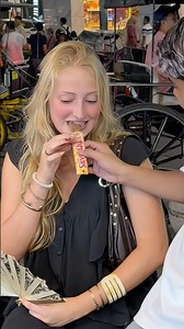 feed a beautiful girl chocolate