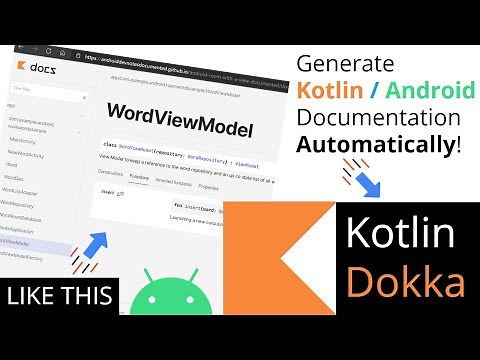 How to use Dokka Documentation Engine for Android Gradle App to generate KDoc, Javadoc automatically