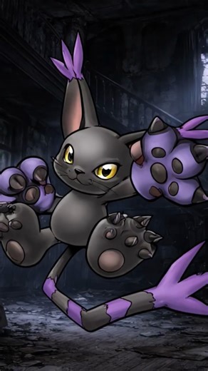 BlackGatomon / BlackTailmon Evolution Line #digimon #digivolution #digimonadventure #digimontcg