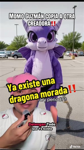 YA EXISTE UNA DRAGONA MORADA‼️‼️#momoguzman #turbulencedragqueen #musadragon