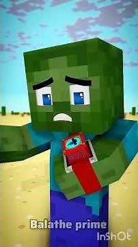 Zombie Kid Became Too Powerful 💀🔥 #shorts #viral #minecraft