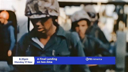 One to Watch: A Final Landing on Iwo Jima | Monday 17 November, 8.35pm A Final Landing on Iwo Jima follows two men as they visit the historic war site. One is a 100-year-old veteran of the 4th Marine Division who returns to Iwo Jima for the final time after being wounded there in the savage battle decades earlier. . The other is the son of a marine who has spent decades searching for details of his father's time on the island with little luck. He finally visits Iwo Jima to piece his dad's wartim