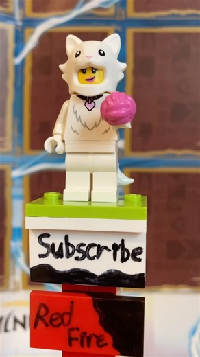 LEGO Minifigures series 28 / minifigure 2. Fluffy Cat #lego#minifigure