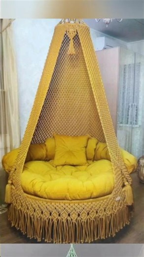 Macrame swing|jhula #macrame #art #handmade #shortsfeed