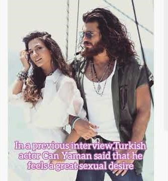 Can Yaman talks about having sex with Demet Ozdemir behind the scenes!