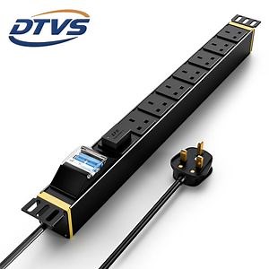 [Hot Item] British Standard PDU 7-Port 230V 50Hz Overload Protection Individual Air Switch