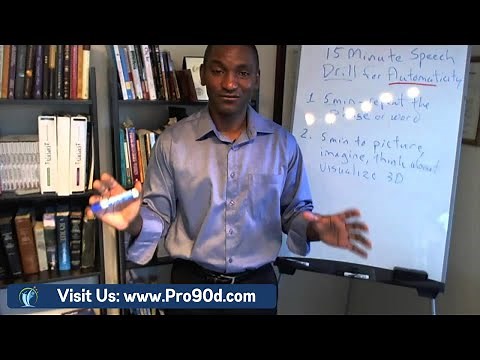 Achieve Speech Automaticity: The 15 Minute Drill to Stop Stuttering