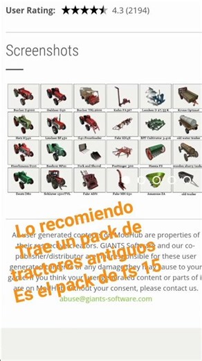 Mod de FS17 para pc y consola #farming