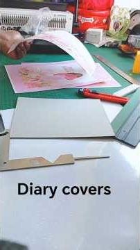 tools for making diary covers #diy #artsandcrafts #fyp #reels #smallbusiness