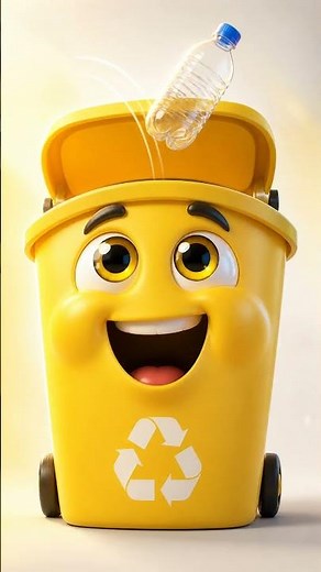 Learn Recycling with Colorful Bins!