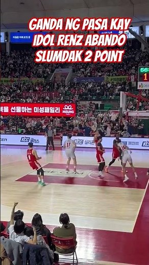 Nice pass to idol Renz, he left slumdak 2 points #shorts #trending #trendingshorts