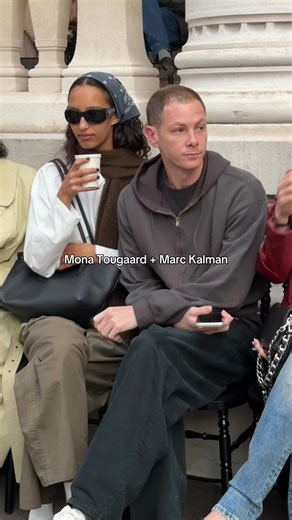Monday morning at the Zadig&Voltaire show in Paris #TikTokFashion #zadigandvoltaire #pfw #monatougaard #marckalman