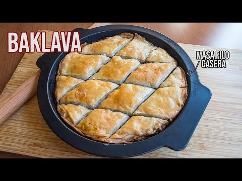 Authentic Baklava with Homemade Phyllo Dough