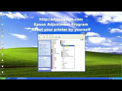 Reset Epson PX730 by Adjustment Program