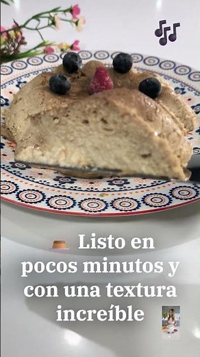 Flan de requesón saludable 🍮 Muy fácil y sin horno 😍 #shorts #postressinazucar