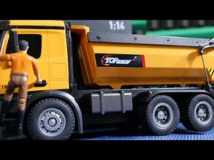 Top Race TR-212 RC Dump Truck | Unboxing And Power On | RC Construction | #StayHome #WithMe JH RC's