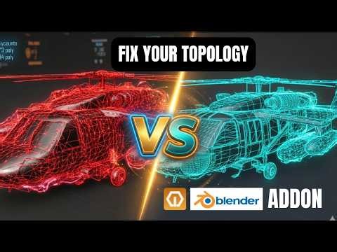 Master Retopology in Blender: Convert Tris to Quads with Quadify