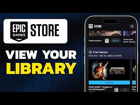 How To See Your Games Library On Epic Games Website On Mobile