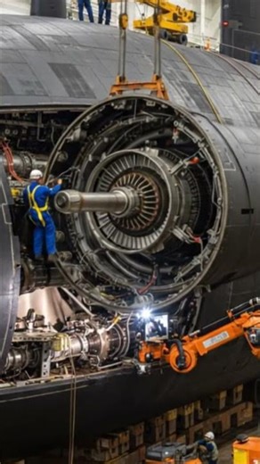 Unveiling the secrets behind the colossal #aerospace #jetpower #aviation #technology #shorts